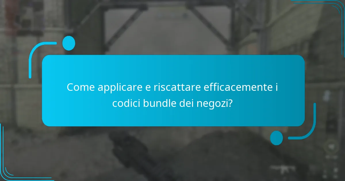 Quali offerte speciali possono essere accessibili con i codici bundle dei negozi?