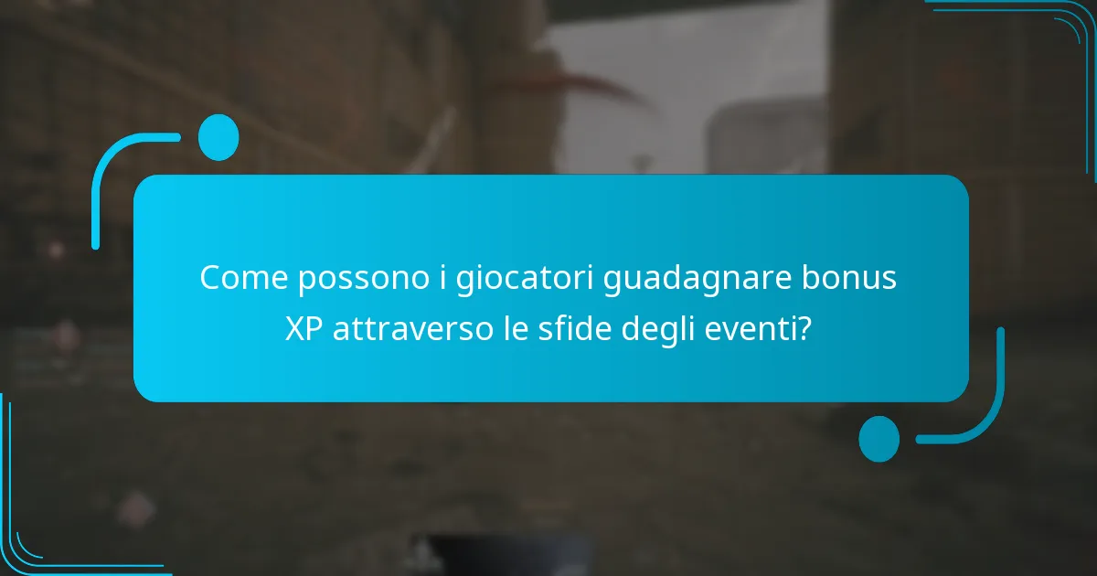 Come possono i giocatori guadagnare bonus XP attraverso le sfide degli eventi?