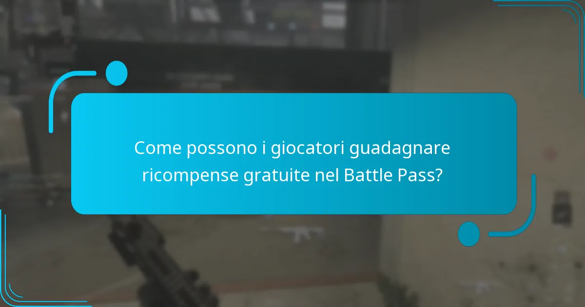 Come possono i giocatori guadagnare ricompense gratuite nel Battle Pass?