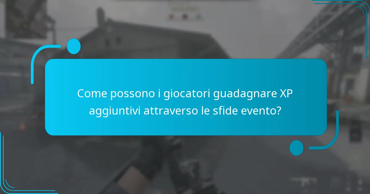 Come possono i giocatori guadagnare XP aggiuntivi attraverso le sfide evento?