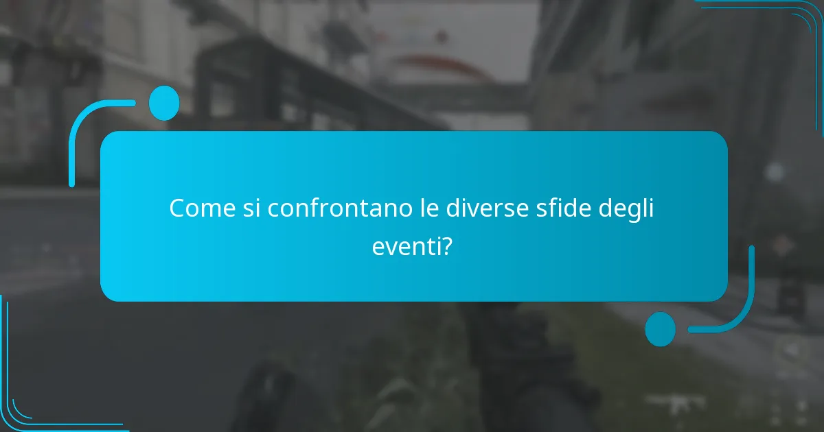 Come completare efficacemente le sfide degli eventi?