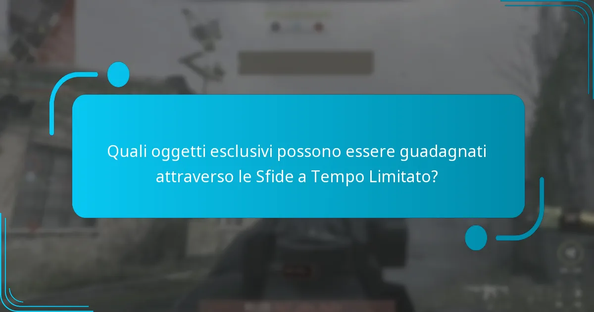 Quando iniziano e finiscono le Sfide a Tempo Limitato?