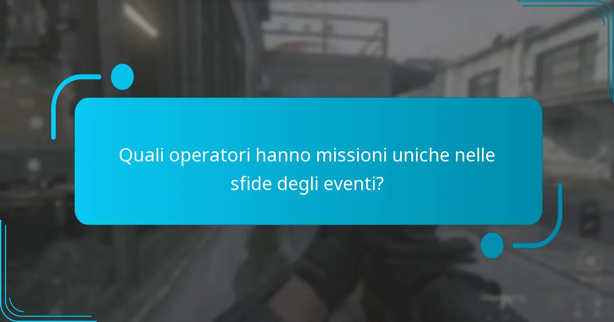Quali ricompense puoi guadagnare dalle missioni operatore uniche?